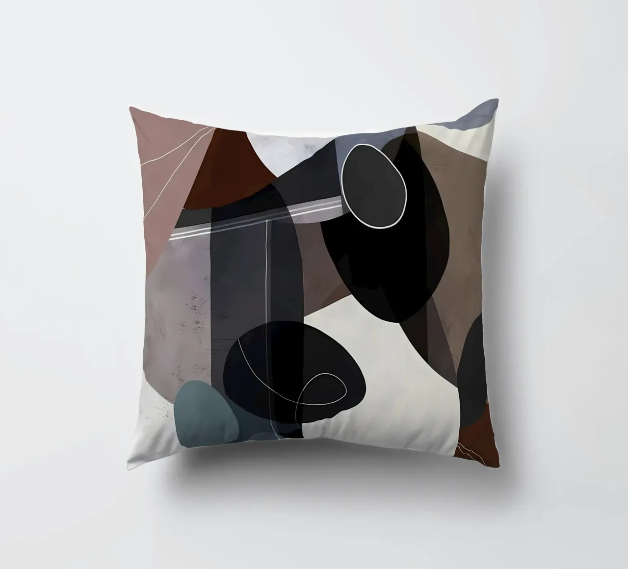 Modern abstract 89 decorative cushion by Aiden Garcia