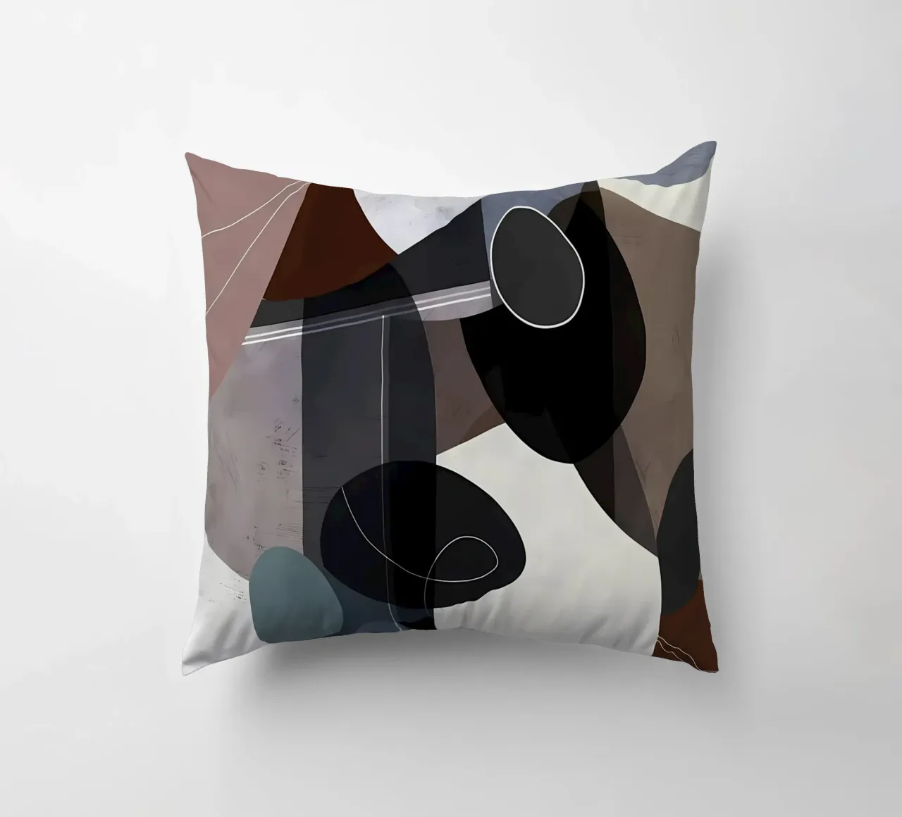 Modern abstract 89 decorative cushion by Aiden Garcia