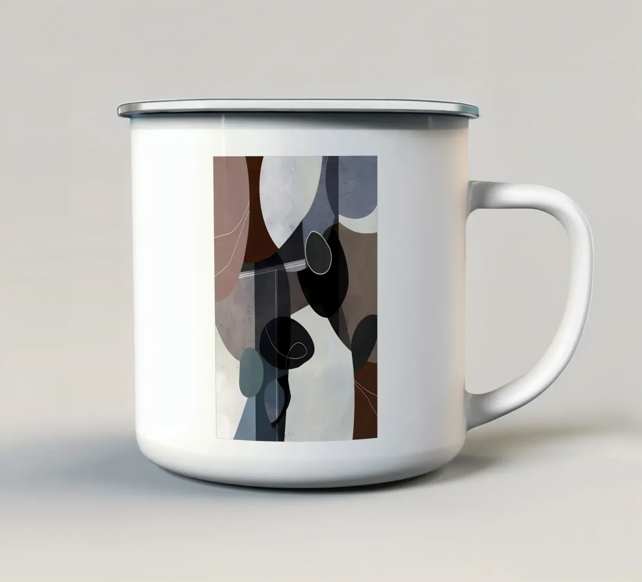 Astratto moderno 89 tazza in smalto da Aiden Garcia