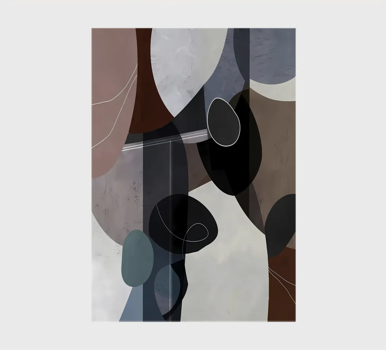 Modern abstract 89 notebook by Aiden Garcia