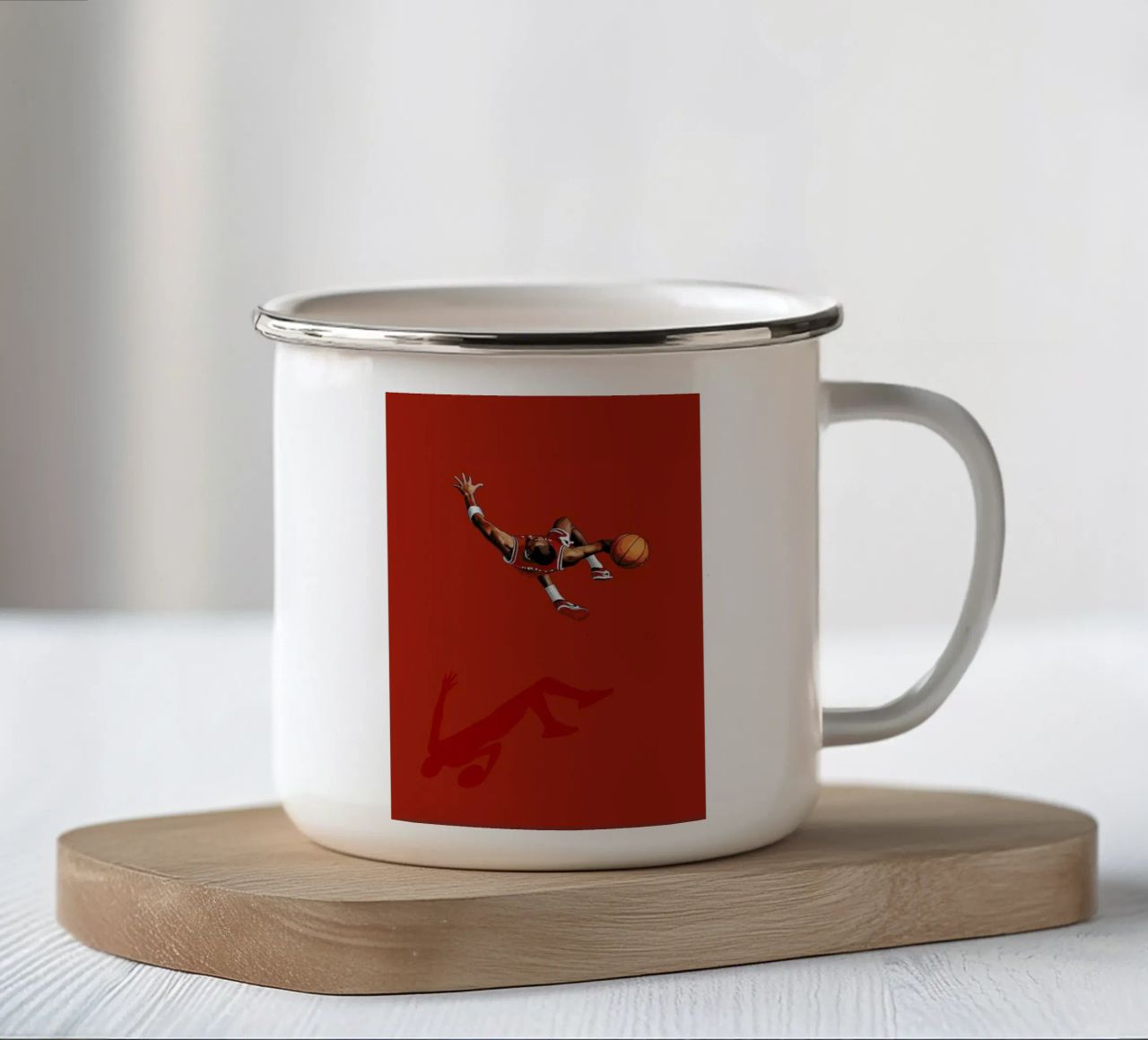 Frequent Fliers Jordan tazza in smalto da Jason Ratliff