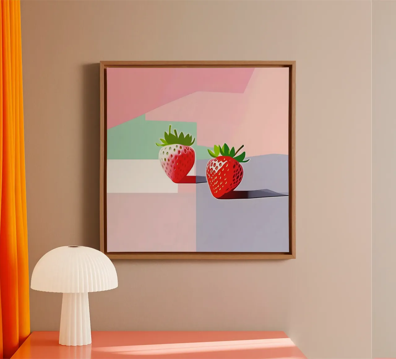 Fragole_stile_A_3 tela da Pink- und LoveArt by LK