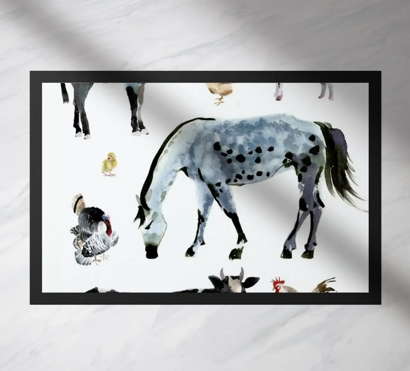 Farm Animals zerbino da Little Flourishes