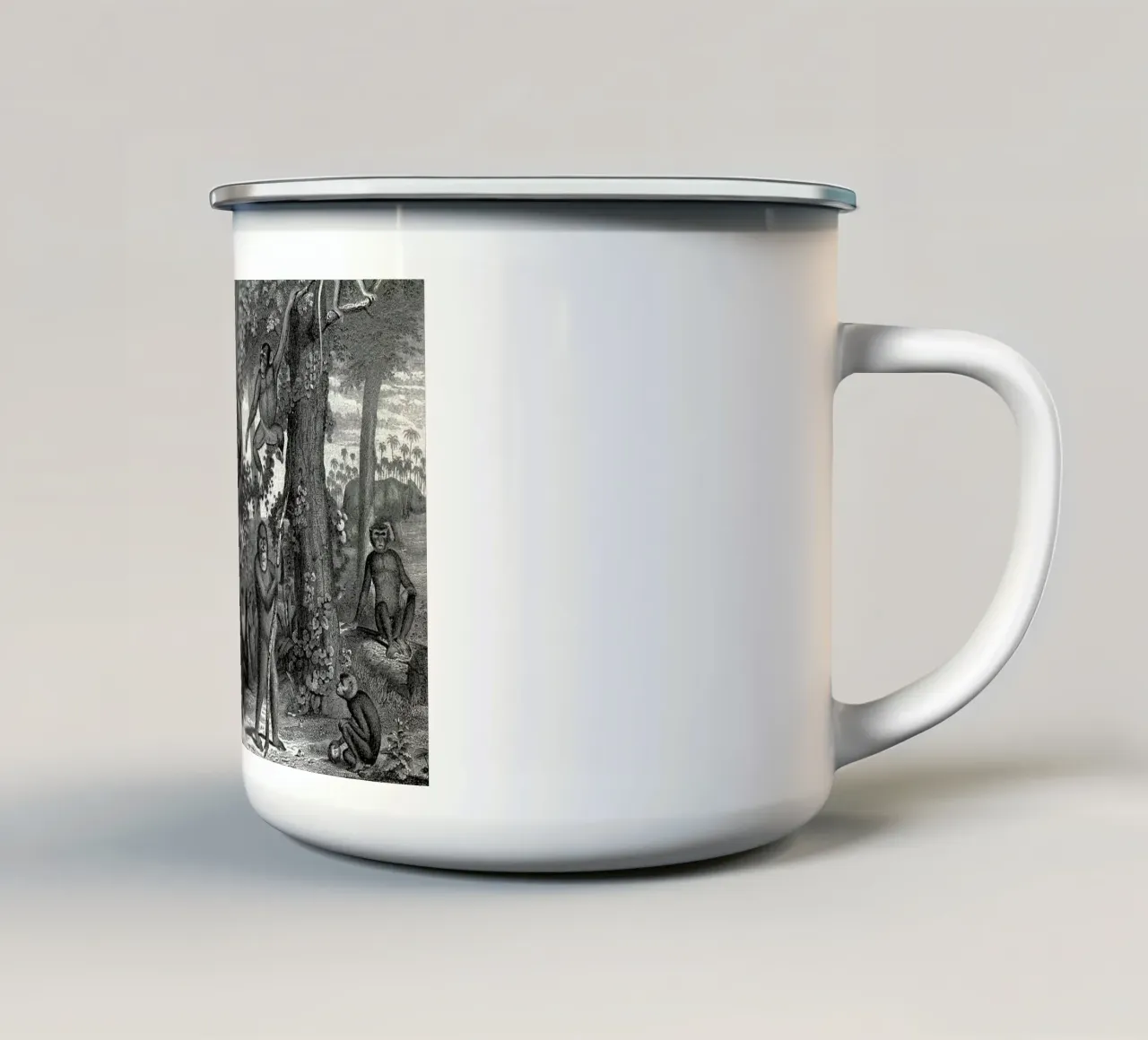 Jungle Family tazza in smalto da Astër