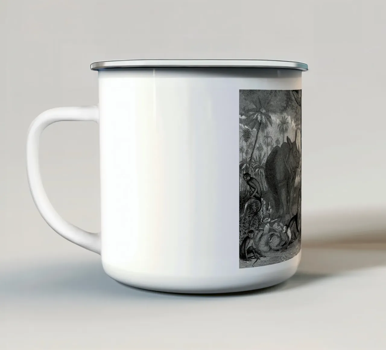 Jungle Family tazza in smalto da Astër
