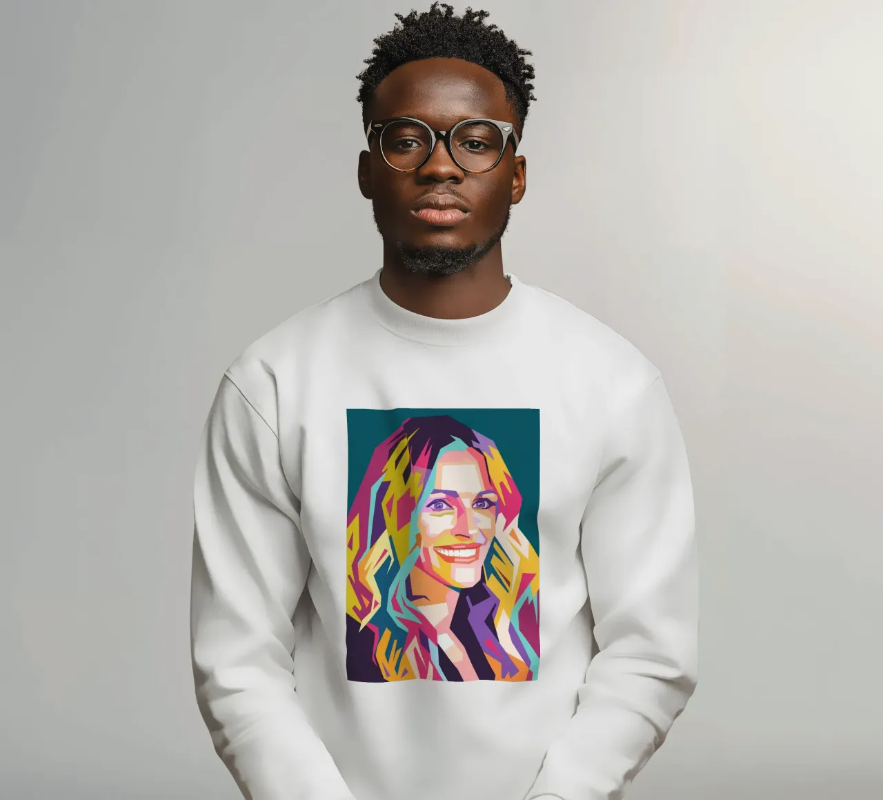 Ritratto pop art di Julia Roberts felpa da Hantamrata