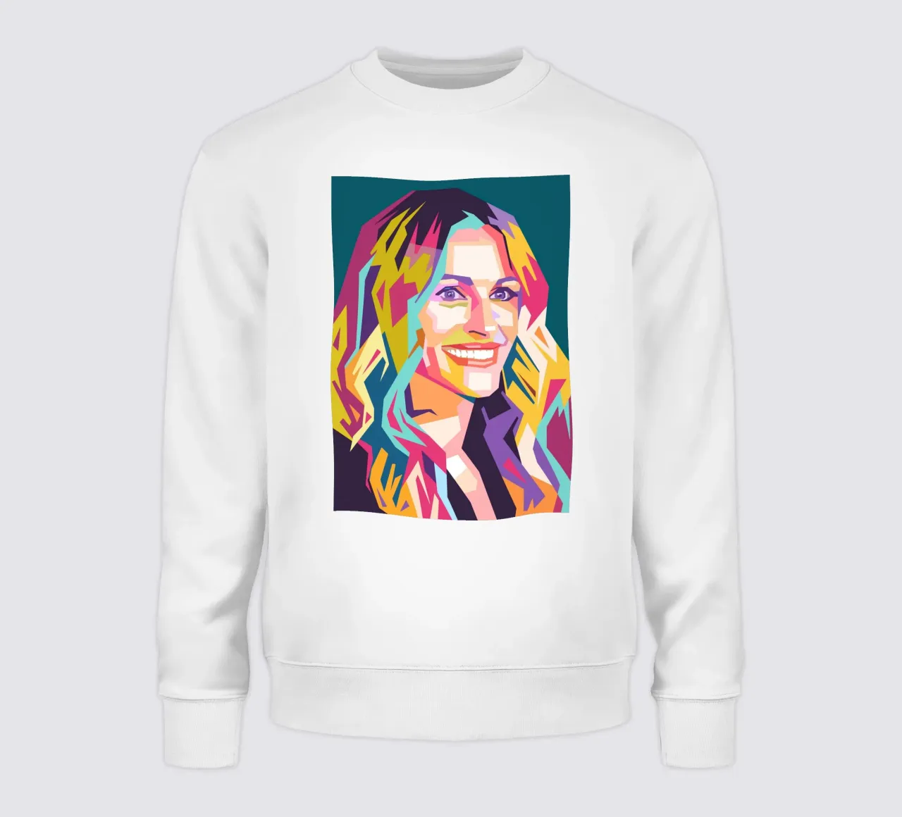 Ritratto pop art di Julia Roberts felpa da Hantamrata