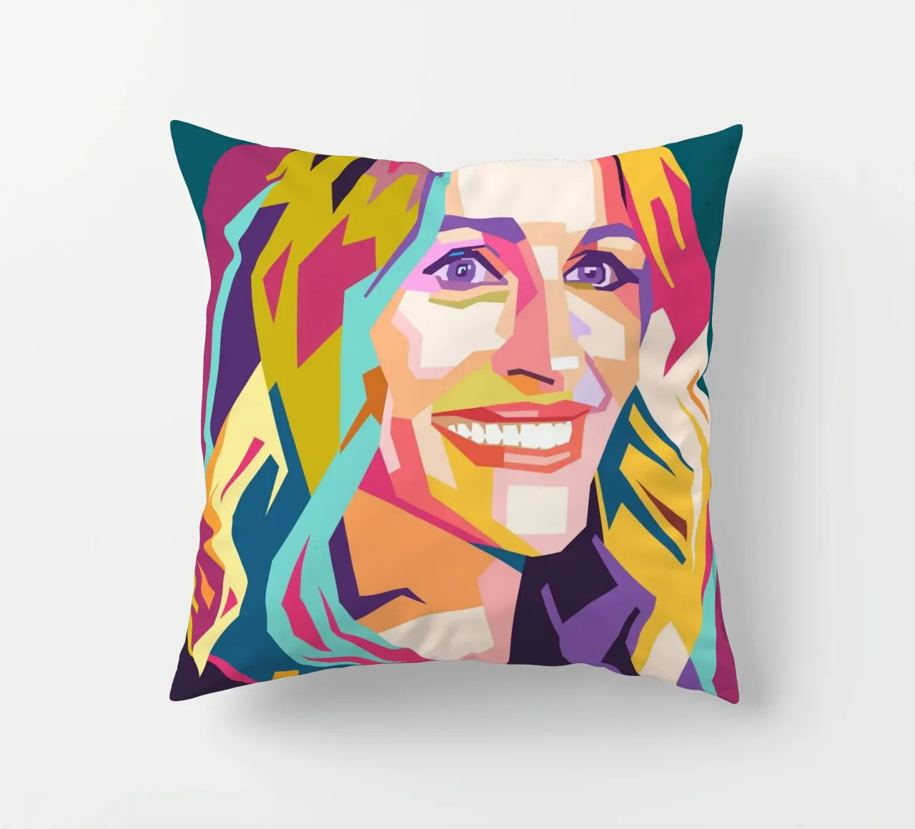 Ritratto pop art di Julia Roberts cuscino da Hantamrata
