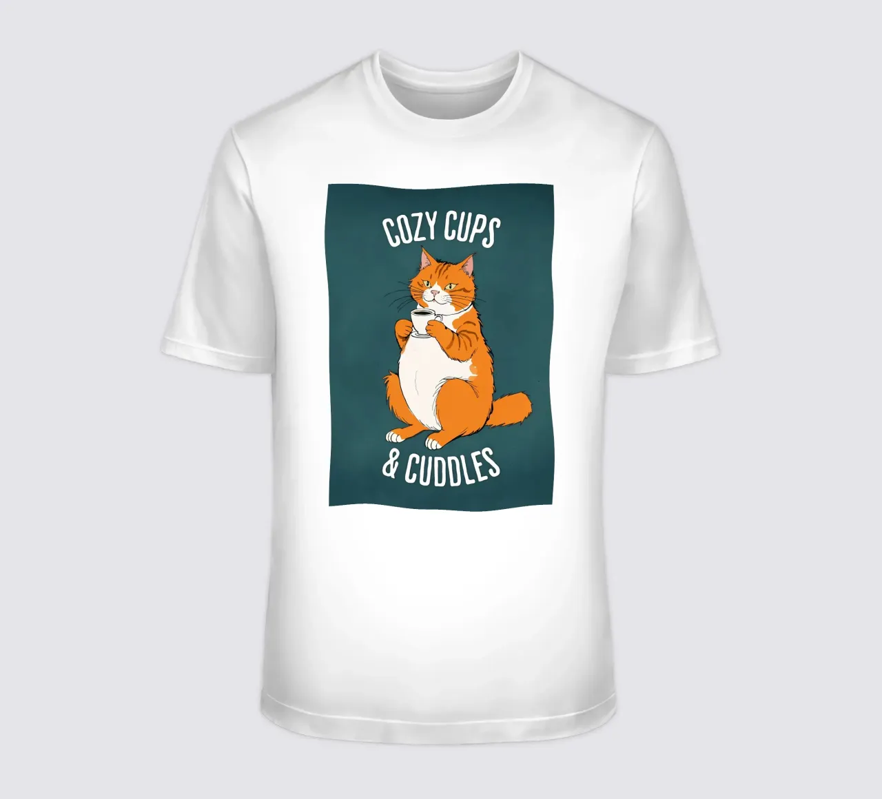 Tazze da caffè per gatti t-shirt da Bartosz Powalka