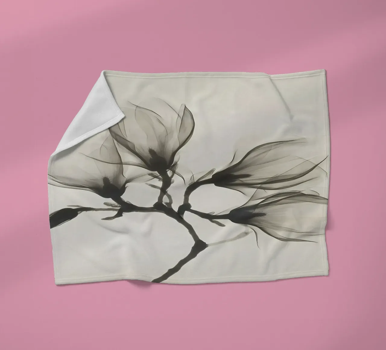 Magnolia Branch coperta in pile da Nicholas Campbell