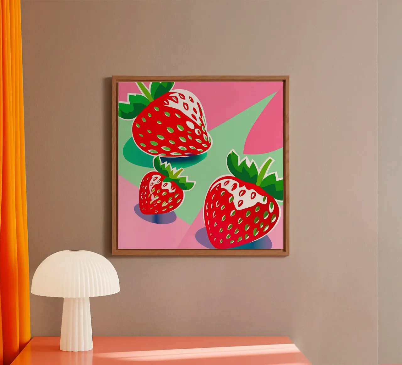 Fragole_stile_A_4 alluminio dibond da Pink- und LoveArt by LK