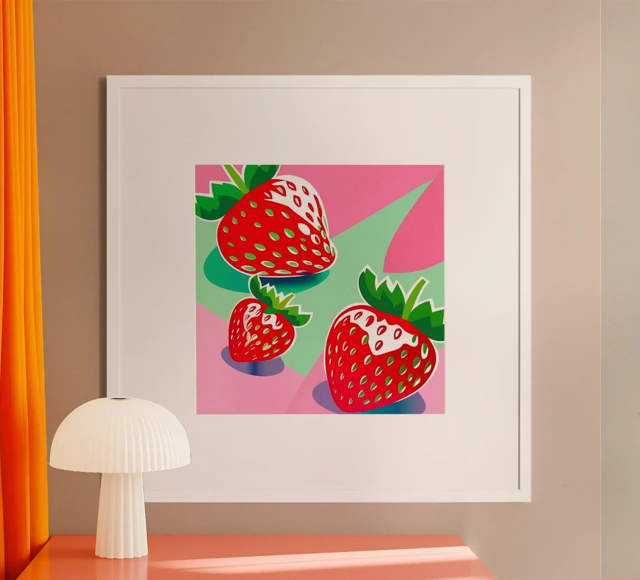 Fragole_stile_A_4 carta hahnemühle da Pink- und LoveArt by LK
