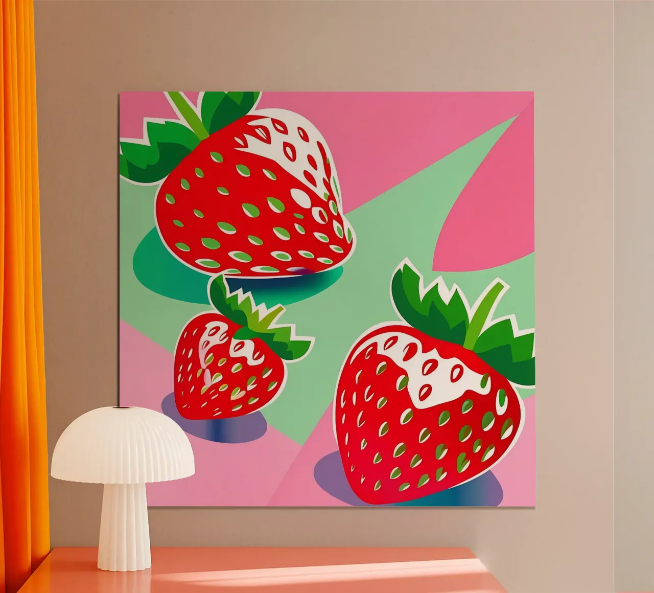 Fragole_stile_A_4 carta hahnemühle da Pink- und LoveArt by LK