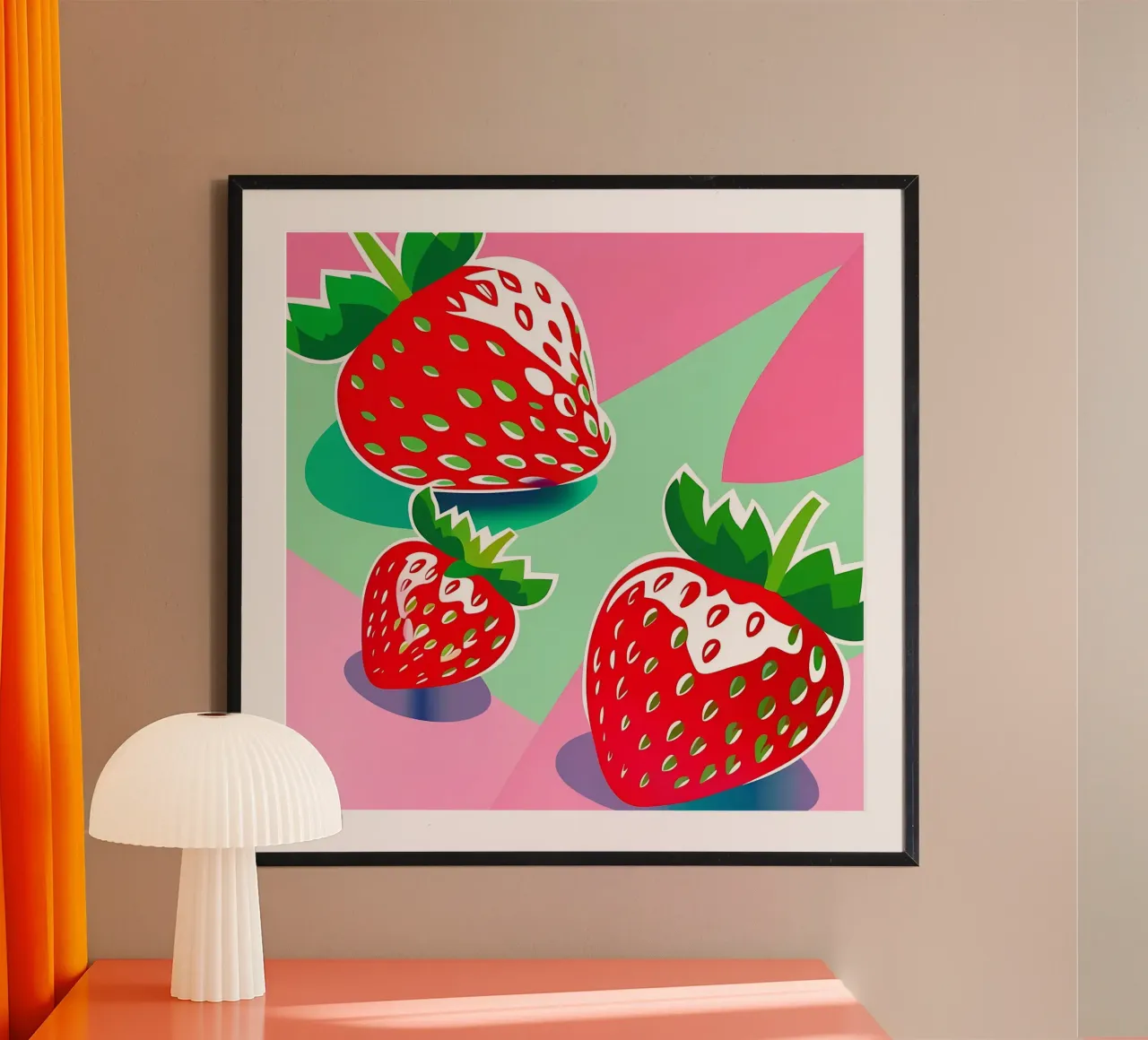 Fragole_stile_A_4 carta hahnemühle da Pink- und LoveArt by LK