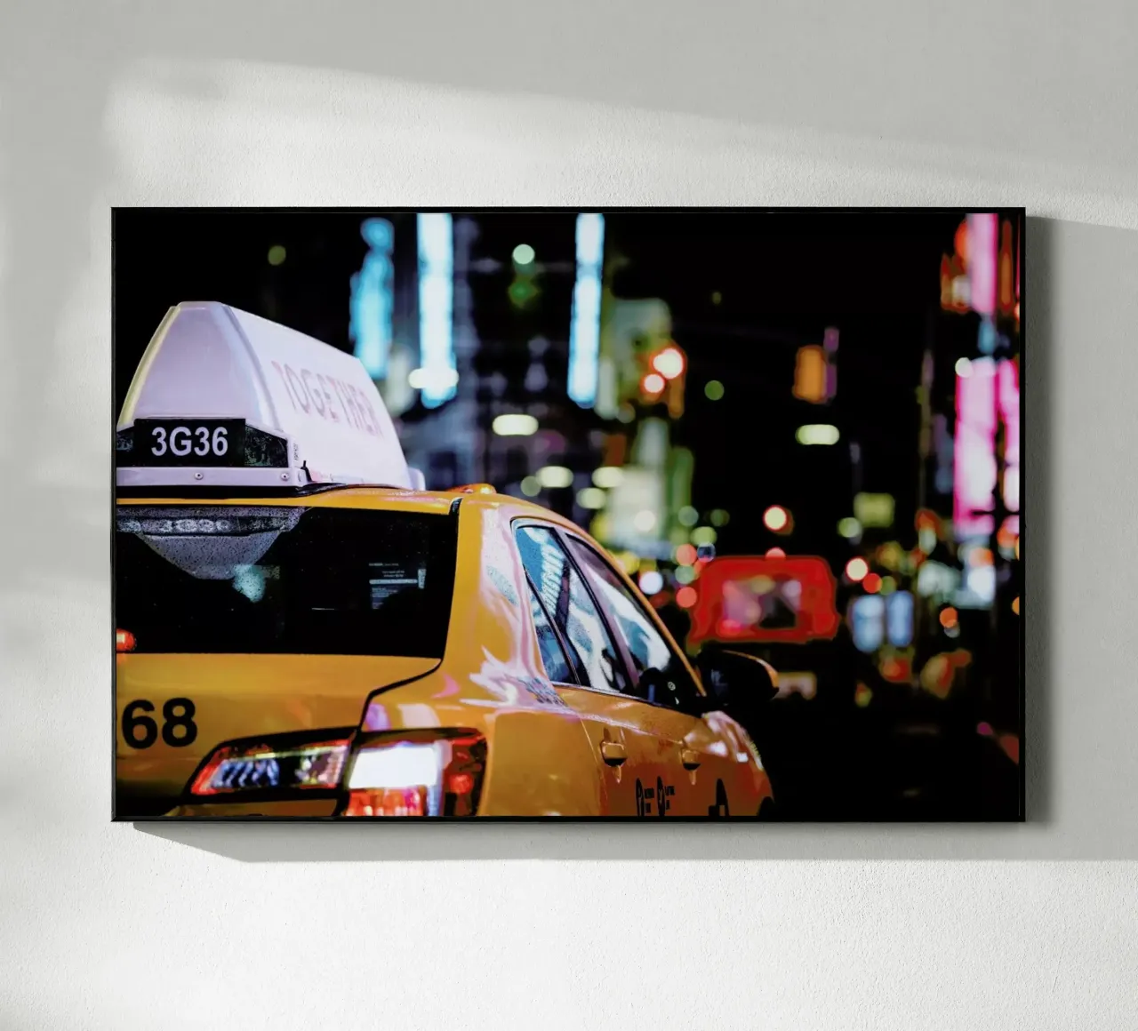 New York Night acrylic glass by Cordula Schaefer