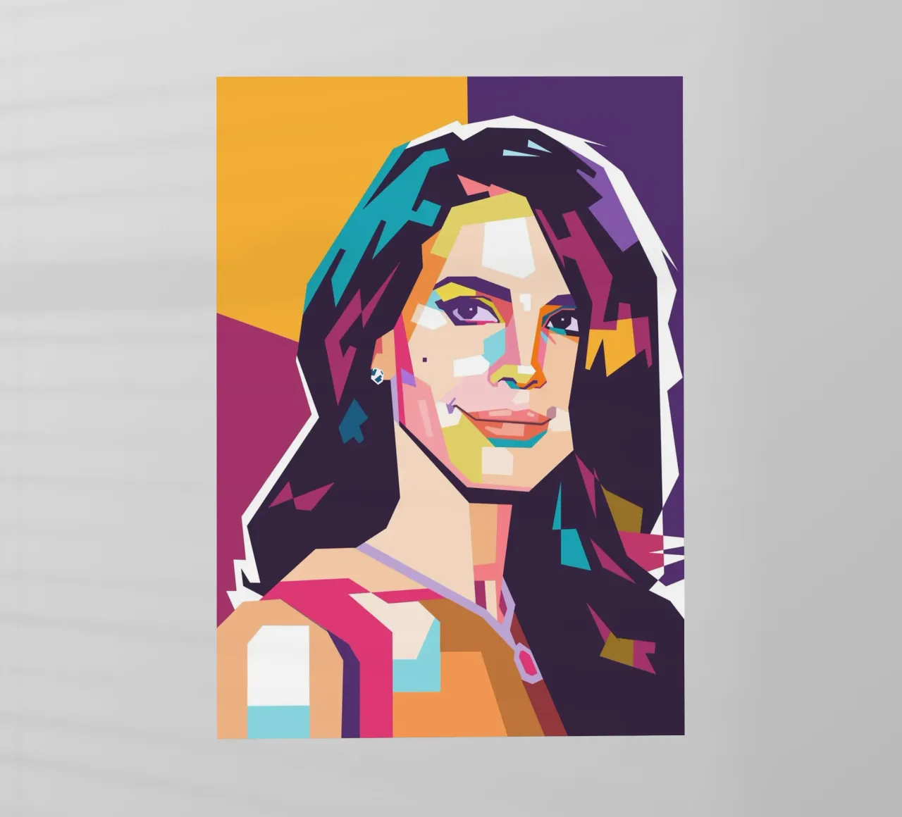 Lana Del Rey pop art portrait backlit film by Hantamrata