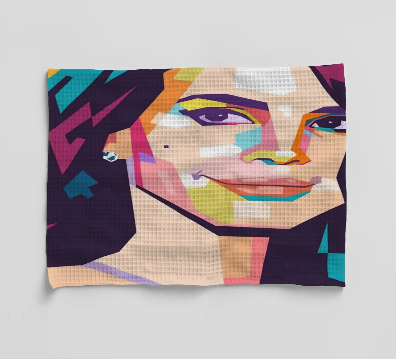 Ritratto pop art di Lana Del Rey canovaccio da cucina da Hantamrata