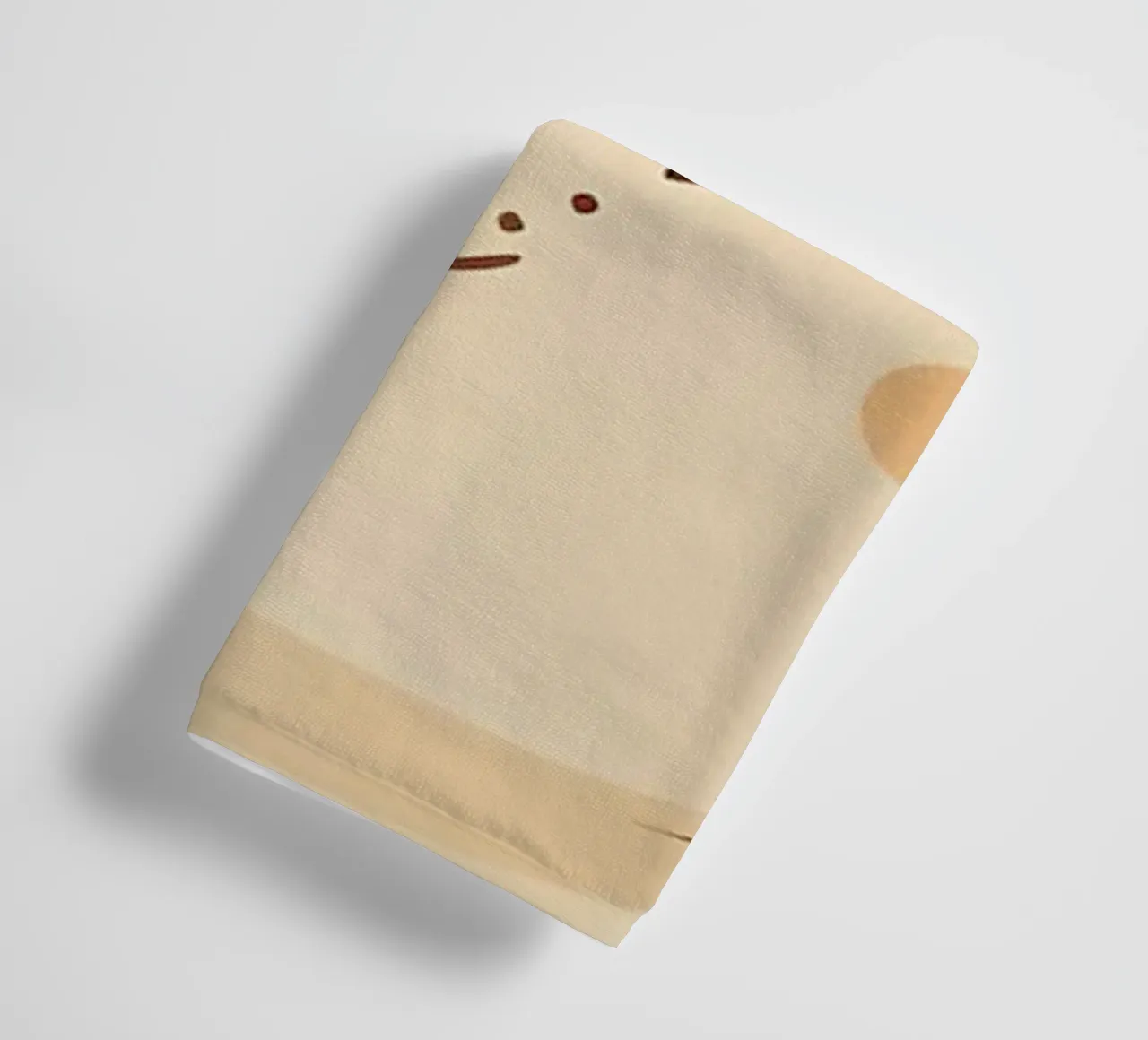 Cute Cartoon Cat Coffee towel by Bartosz Powalka