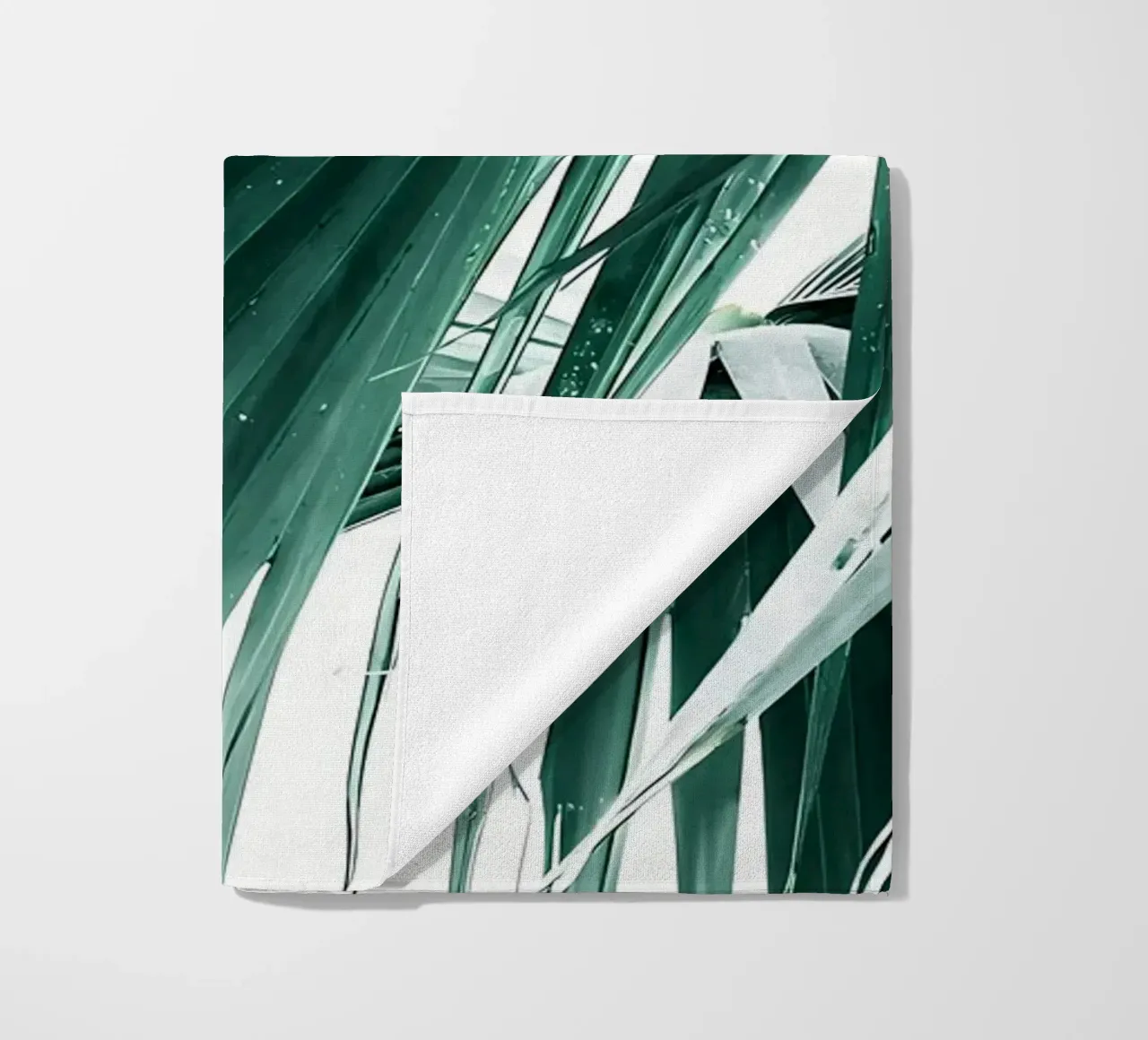 Palm Leaves II beach towel by Matthew Katz