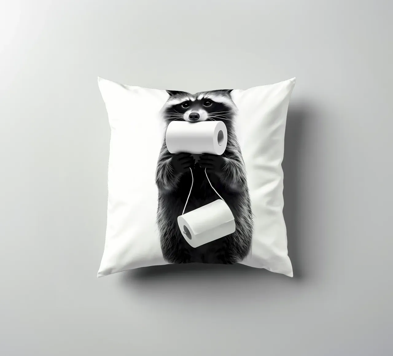 Animale procione Bagno cuscino da Adrian Patel