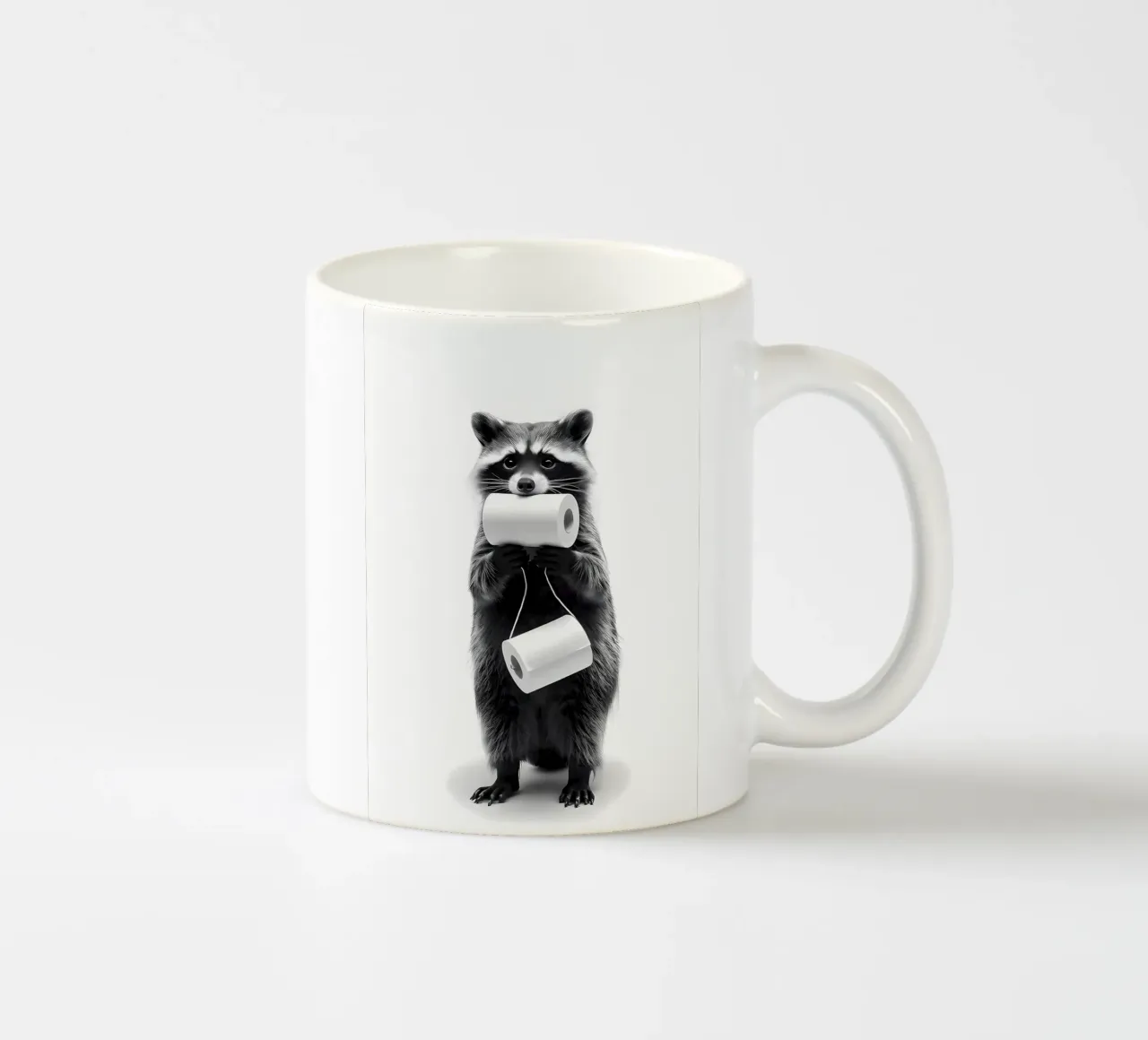 Animale procione Bagno tazza in ceramica da Adrian Patel