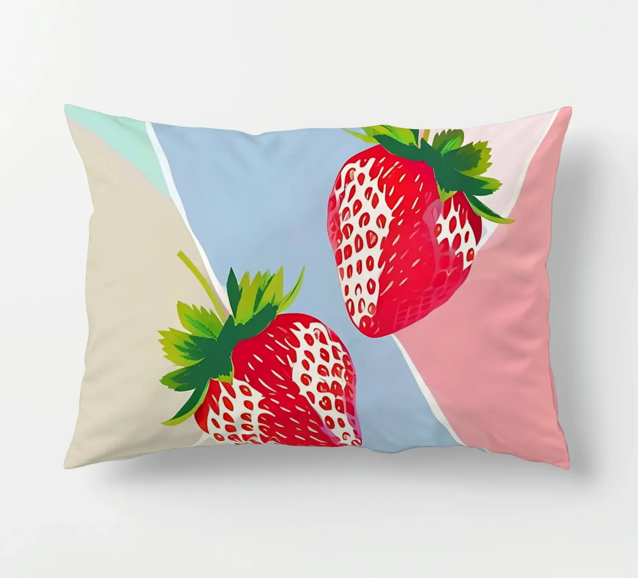 Fragole_stile_A_5 cuscino da Pink- und LoveArt by LK