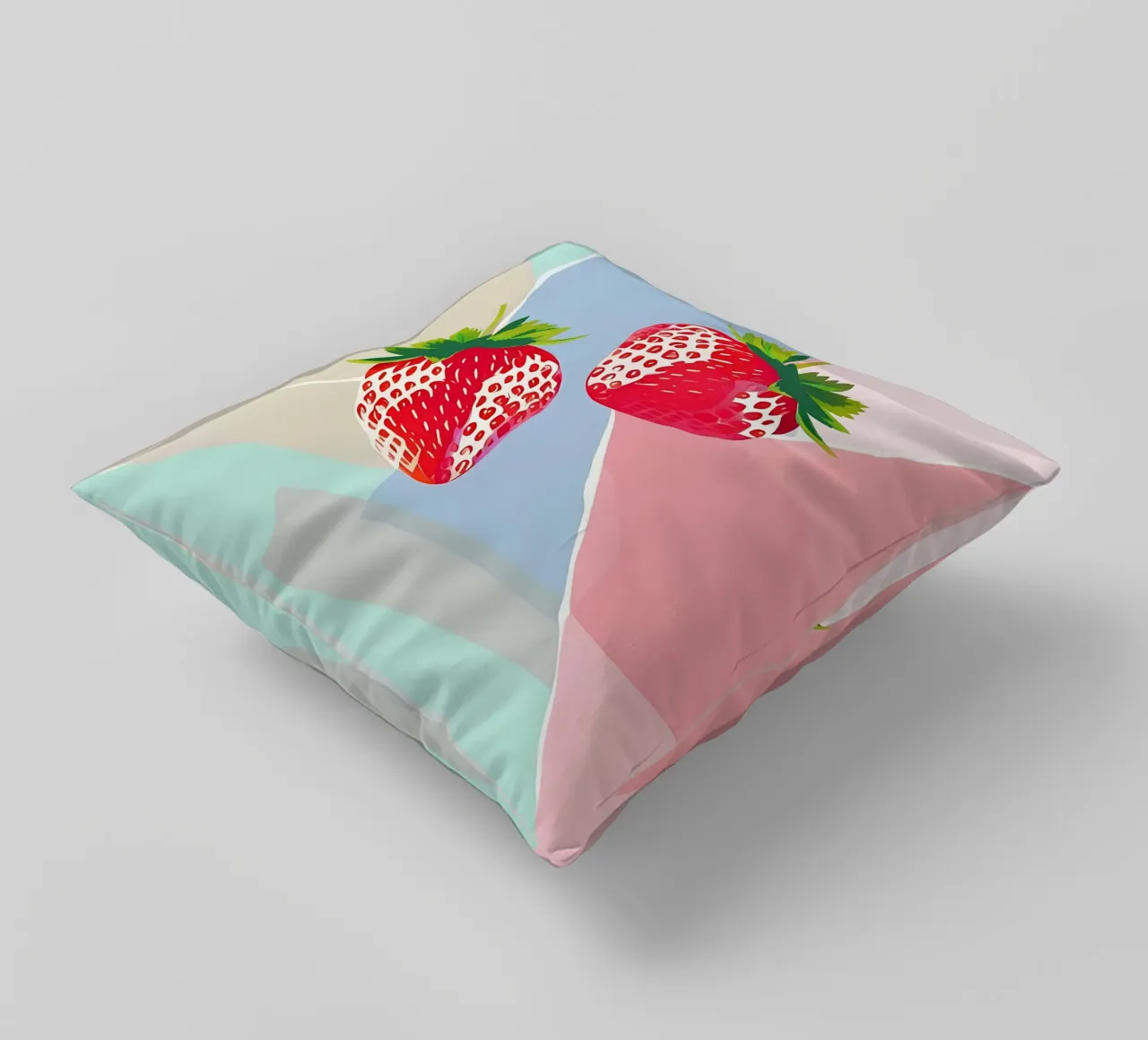 Fragole_stile_A_5 cuscino da Pink- und LoveArt by LK