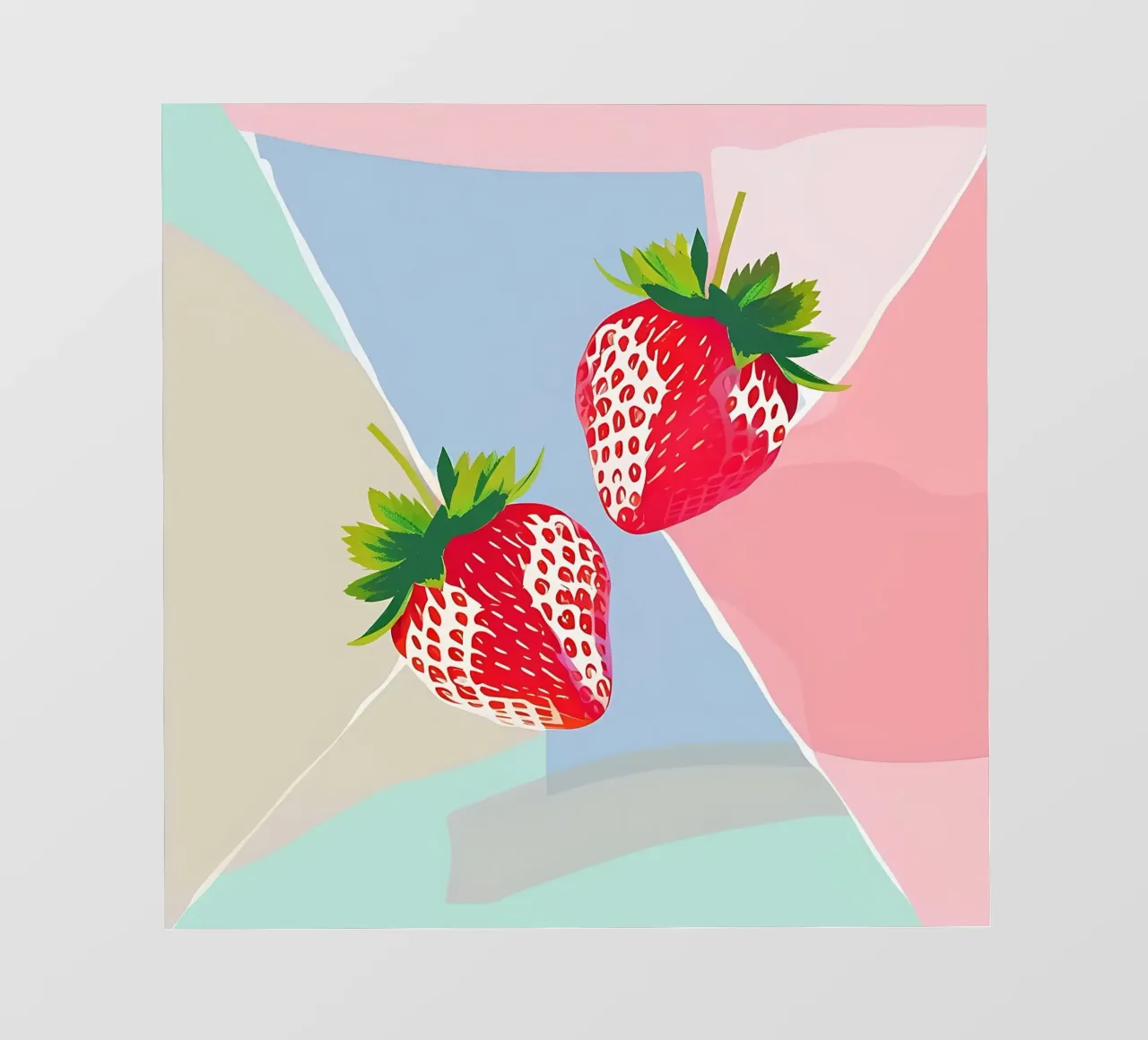 Fragole_stile_A_5 pellicola backlit da Pink- und LoveArt by LK