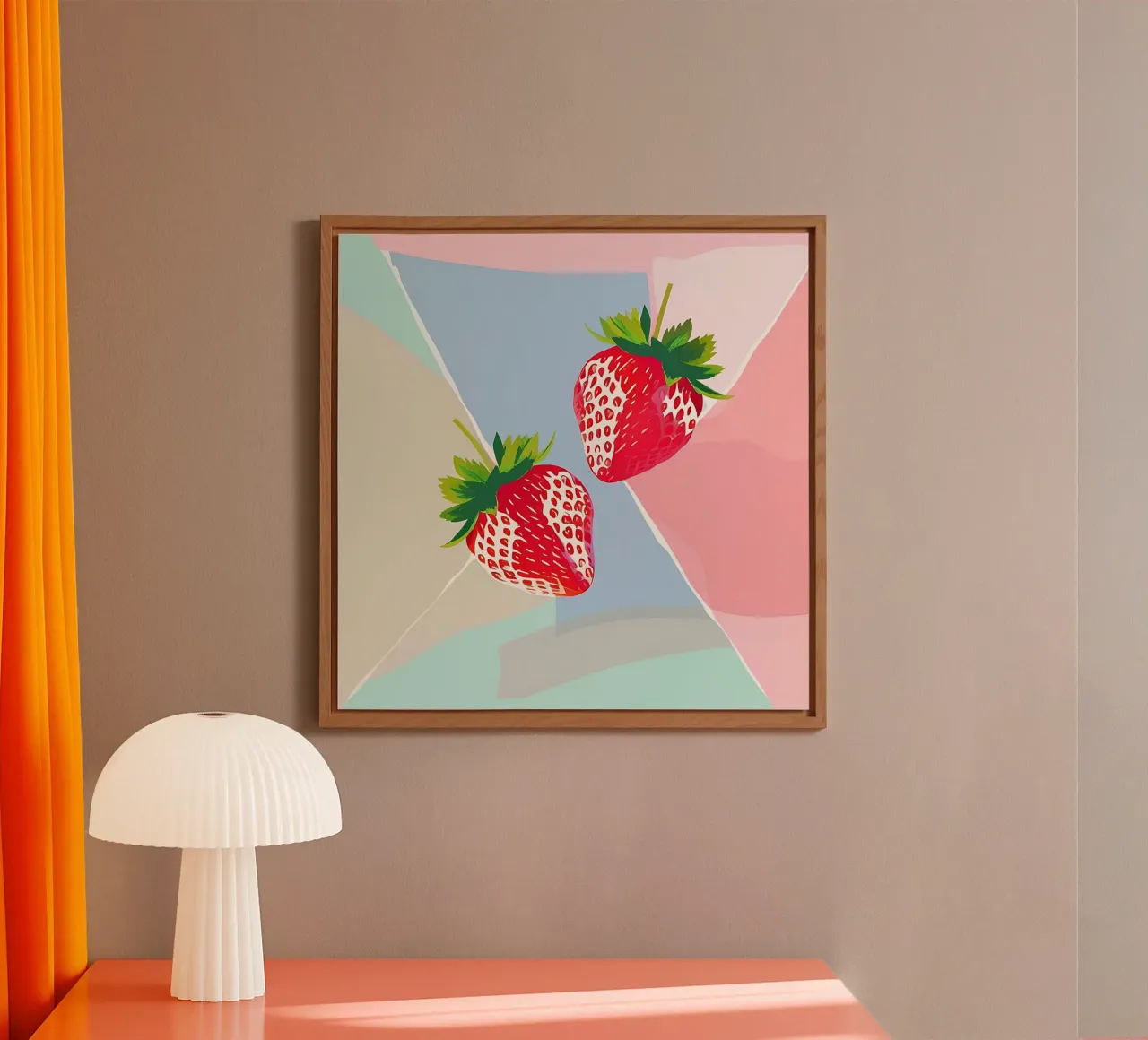Fragole_stile_A_5 alluminio dibond da Pink- und LoveArt by LK