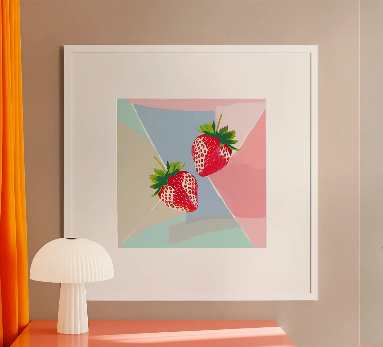 Fragole_stile_A_5 carta hahnemühle da Pink- und LoveArt by LK