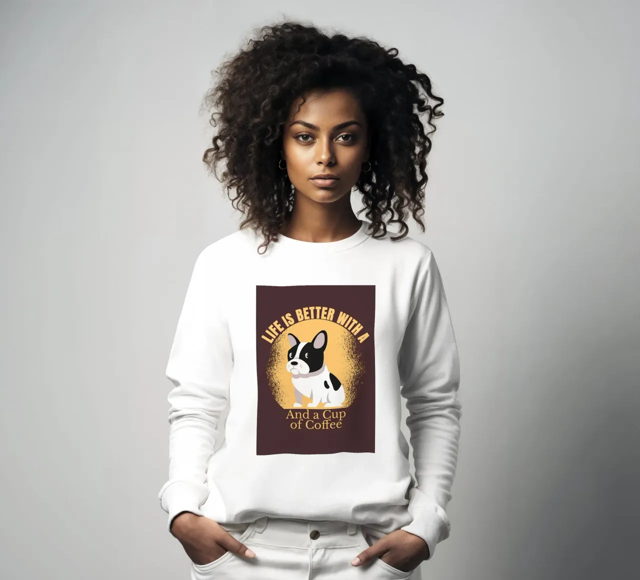 BULLETJE EN KOFFIELEVEN sweatshirt van Bartosz Powalka