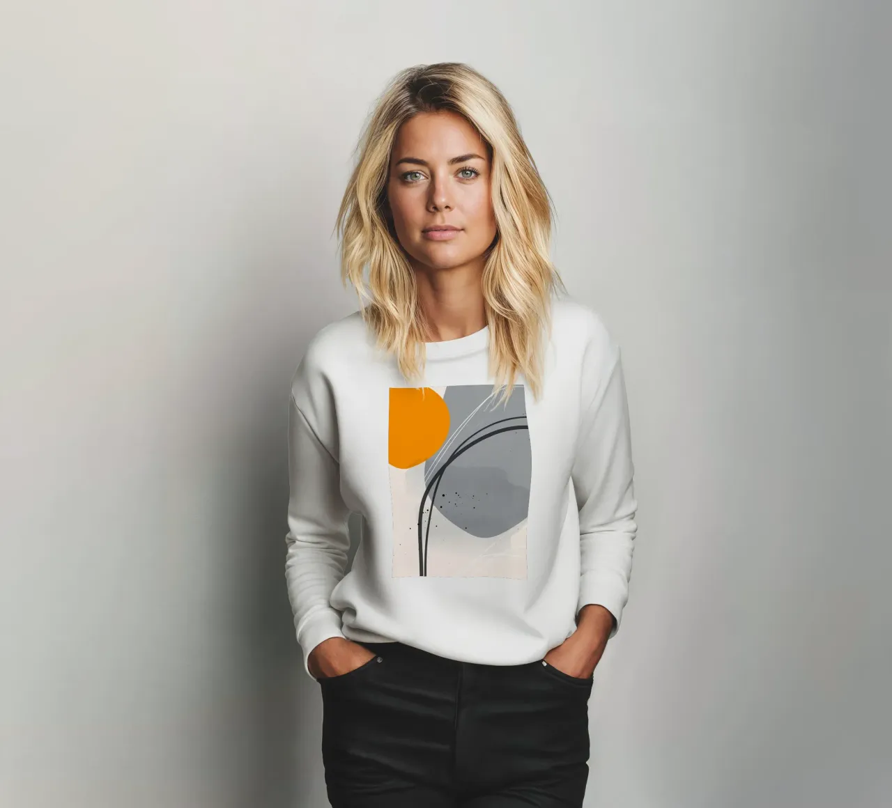 Astratto minimalista 2 felpa da Aiden Garcia