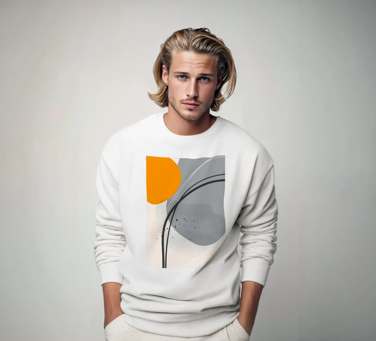 Astratto minimalista 2 felpa da Aiden Garcia