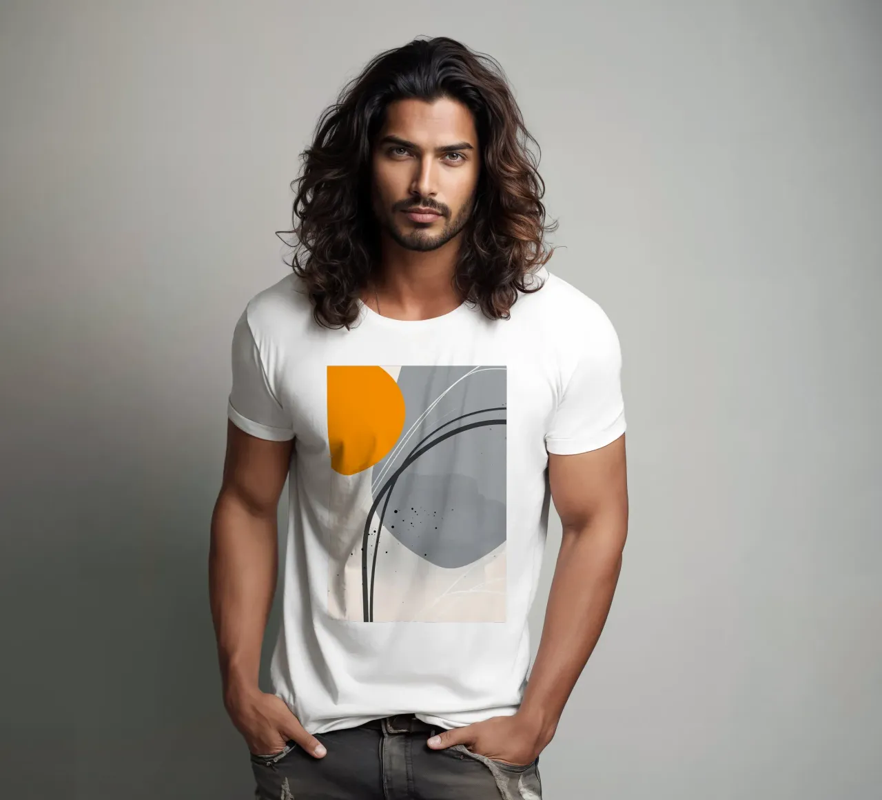 Abstract Minimalistic 2 t-shirt by Aiden Garcia