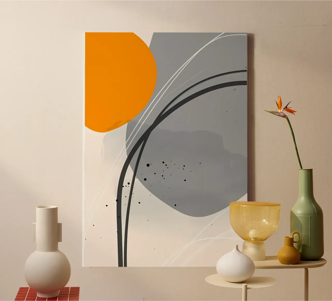 Abstract Minimalistic 2 canvas by Aiden Garcia