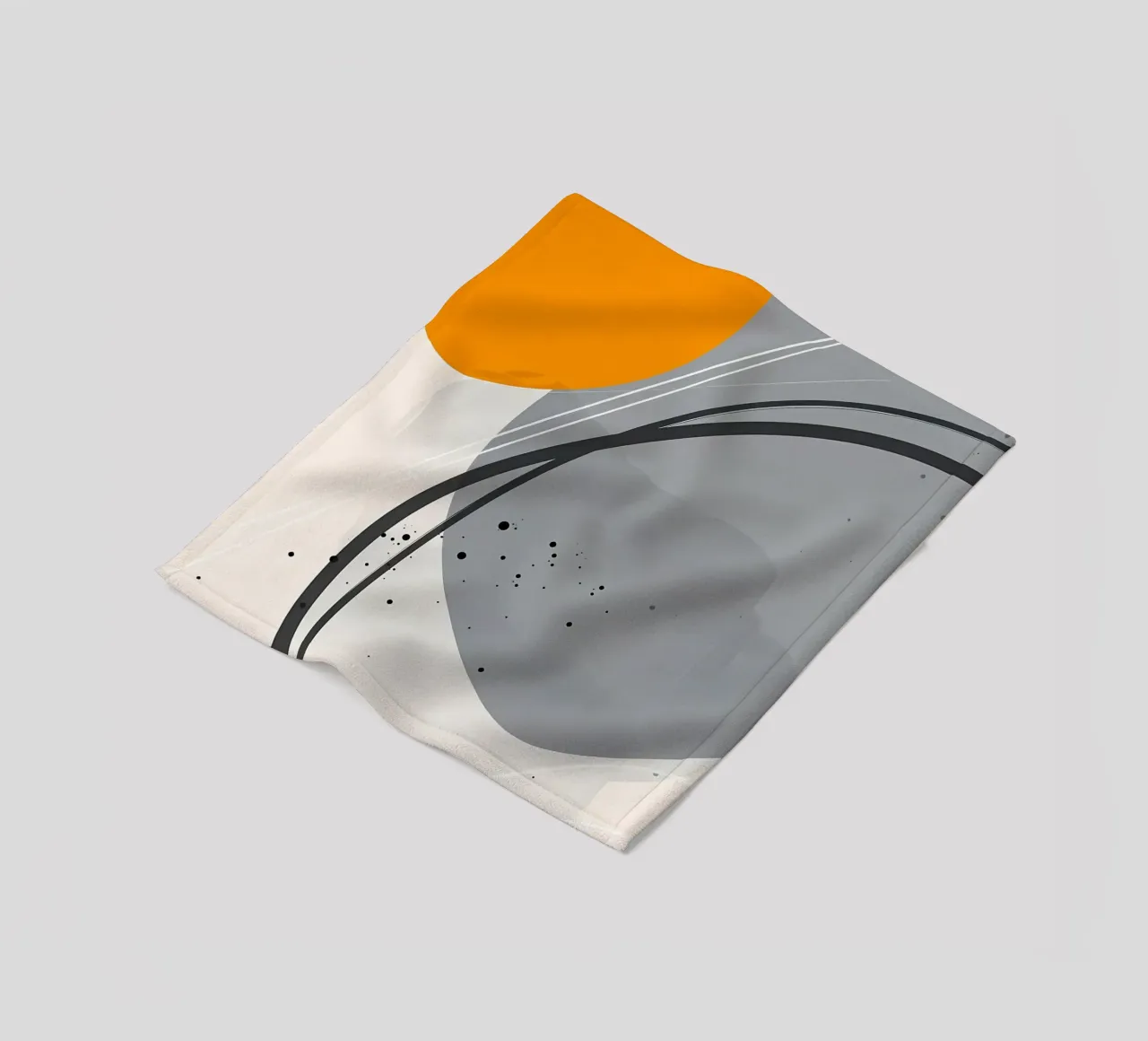 Abstract Minimalistic 2 fleece blanket by Aiden Garcia