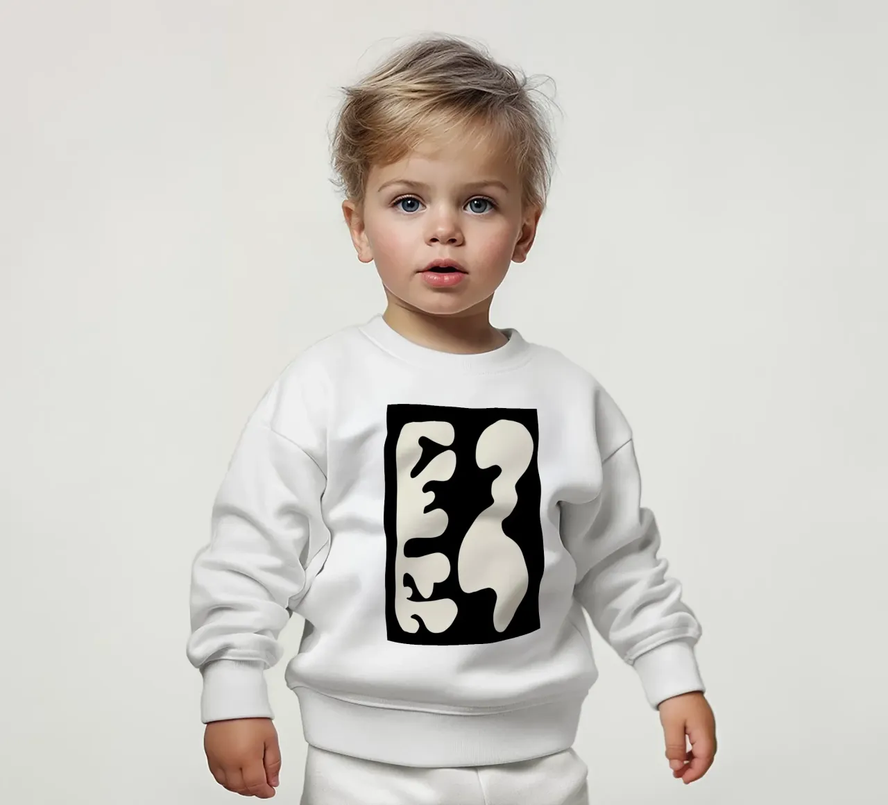 In Conversation felpa neonato da Graphite