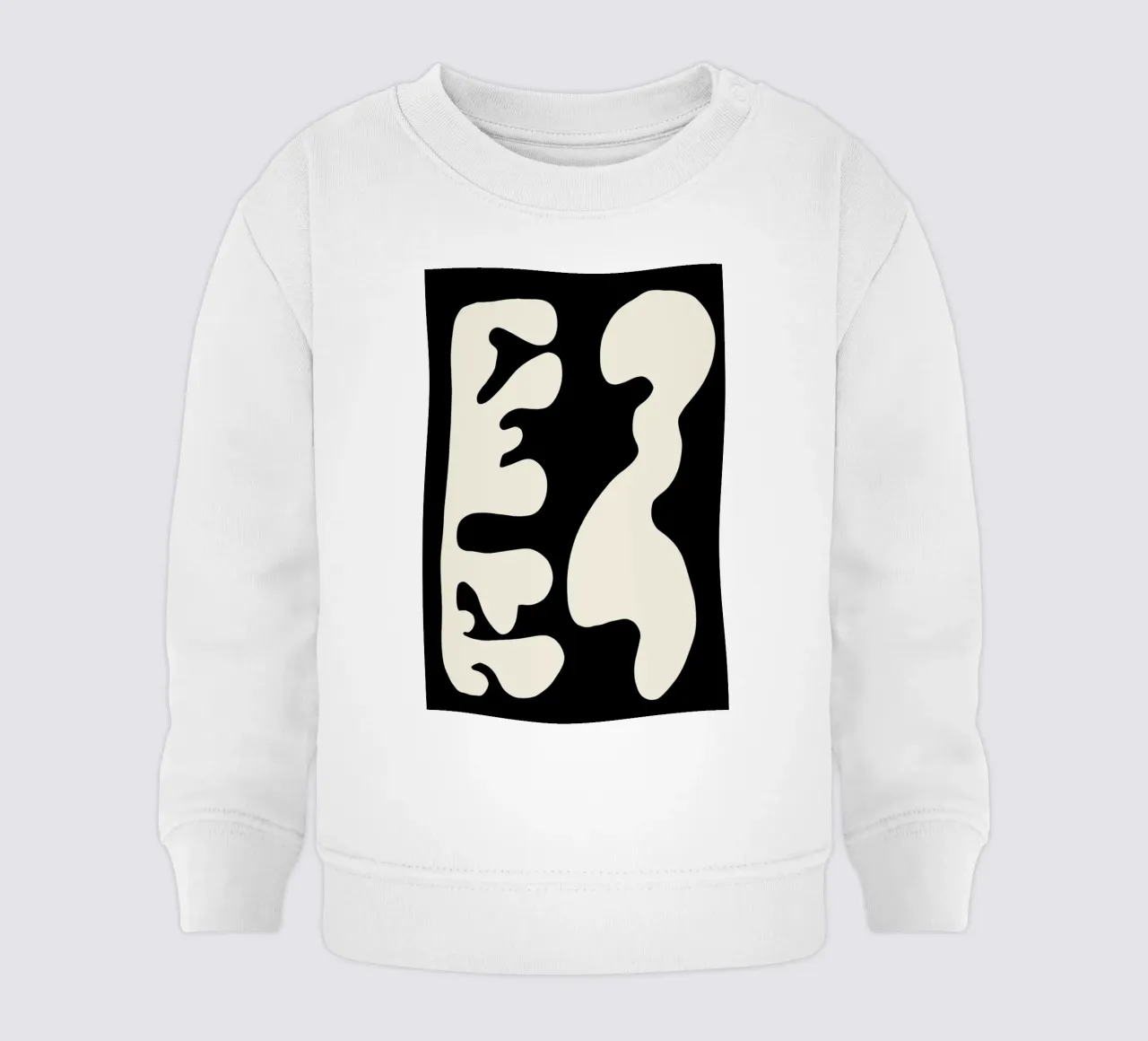 In Conversation felpa neonato da Graphite