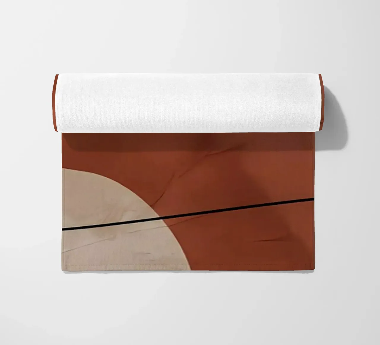 ORGANIC ABSTRACT 140B beach towel by Aiden Garcia