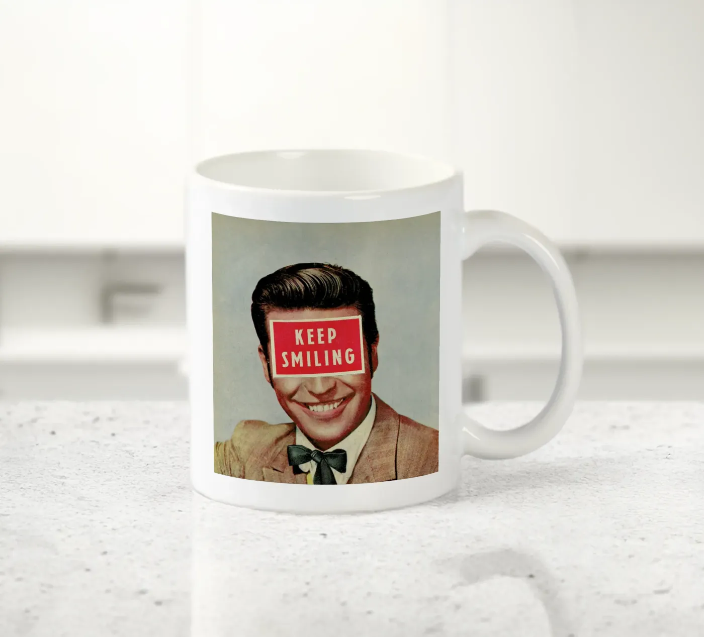 Solid Advice ceramic mug by Sammy Slabbinck
