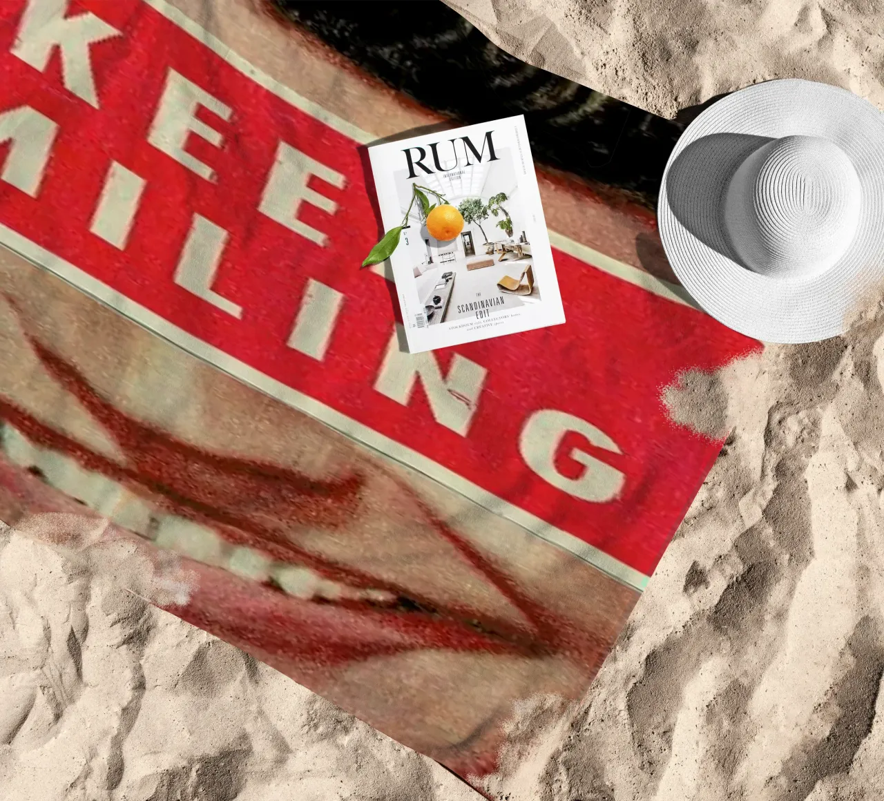 Solid Advice strandhanddoek van Sammy Slabbinck