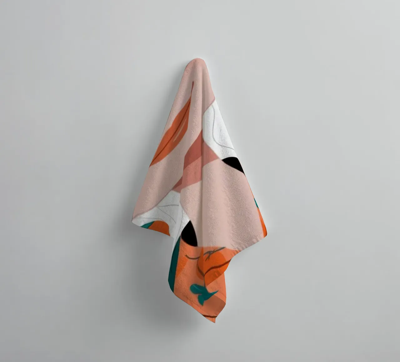 Citrus Delight Portrait towel by Lumina Vision