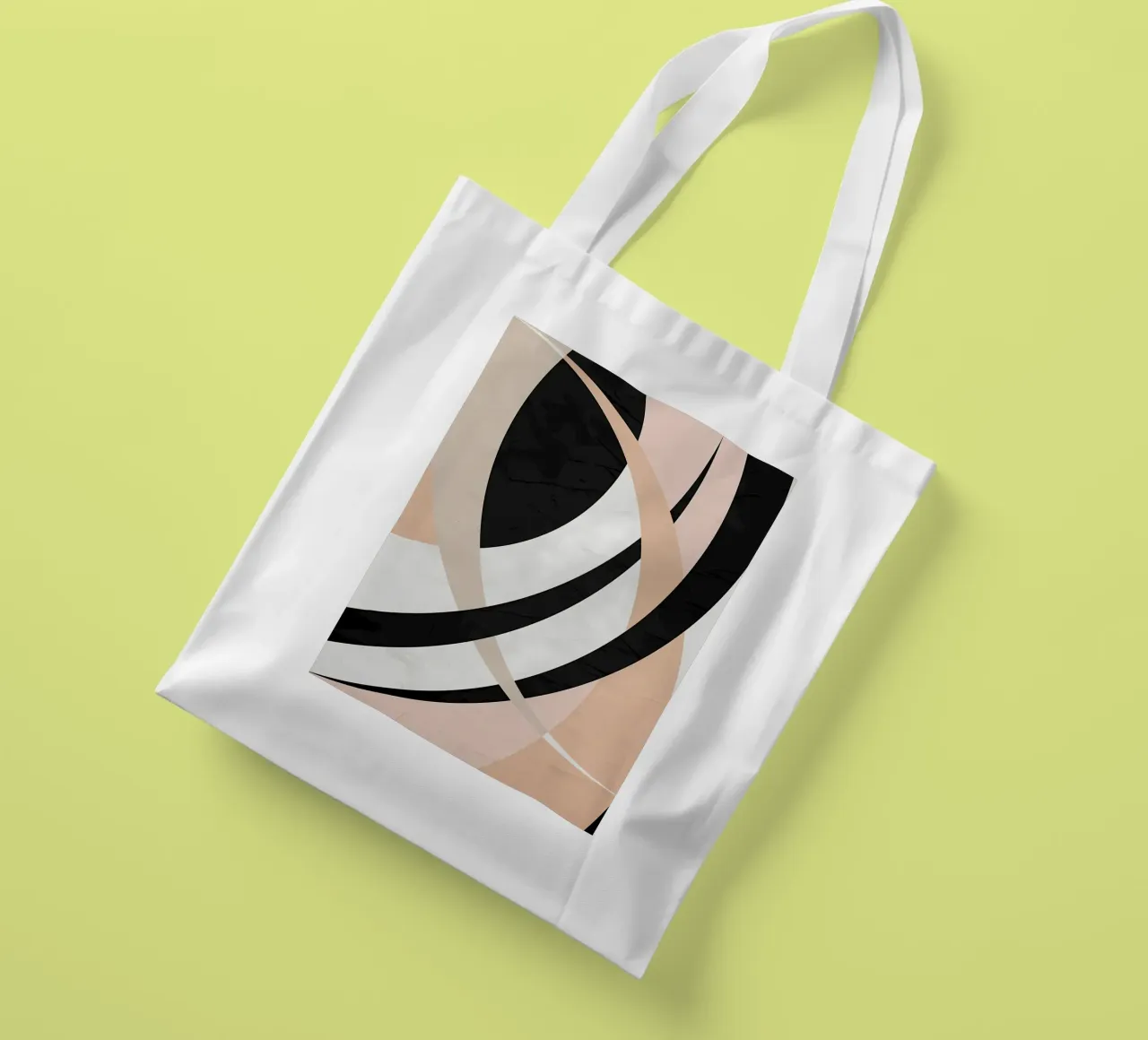 FORME GEOMETRICHE ASTRATTE borsa in juta da Aiden Garcia