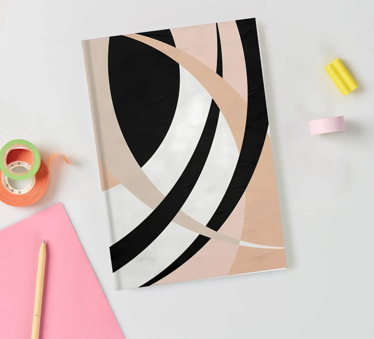 GEOMETRIC ABSTRACT SHAPES notebook by Aiden Garcia