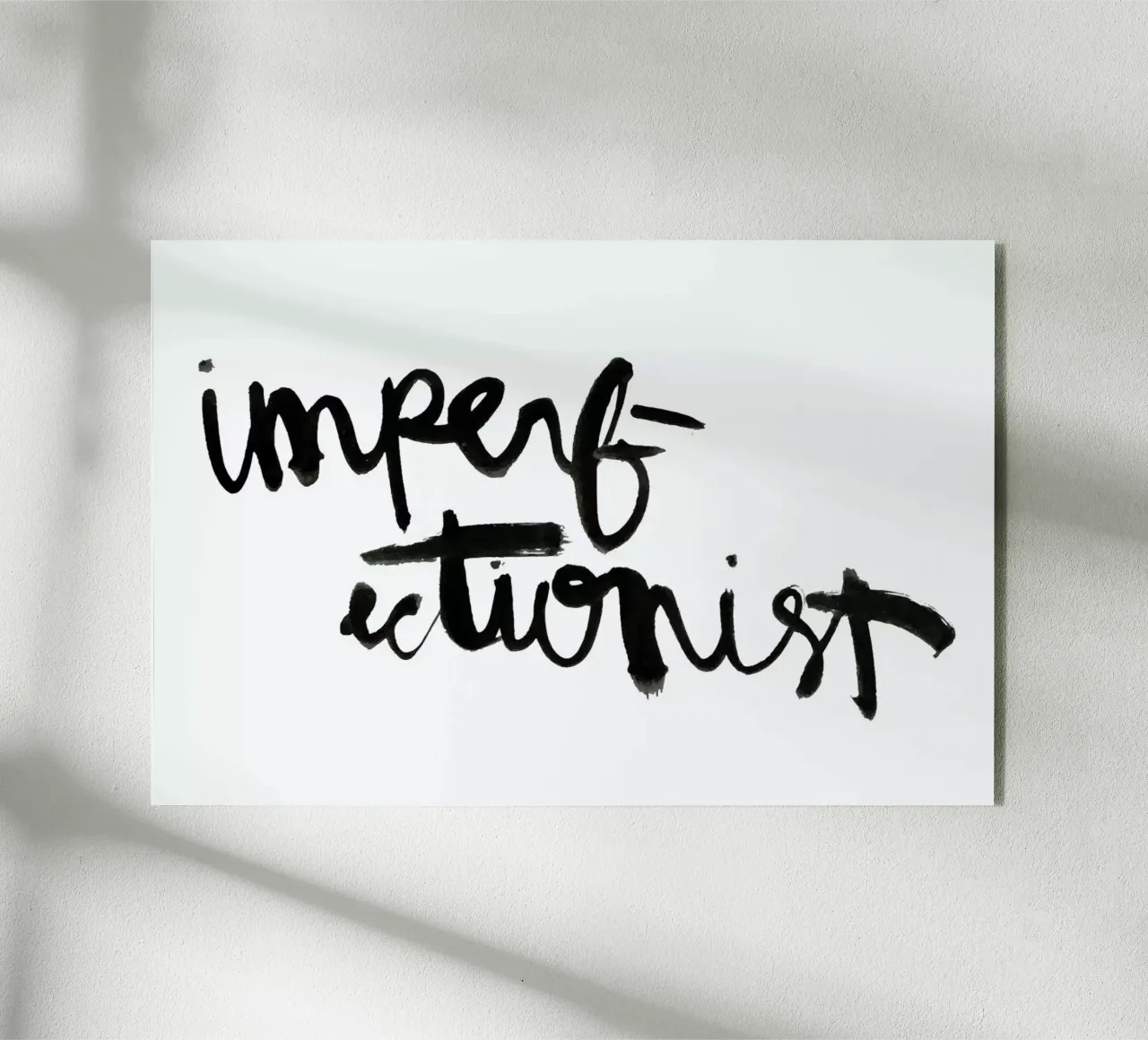 Imperfectionist plexiglass da Dead Language