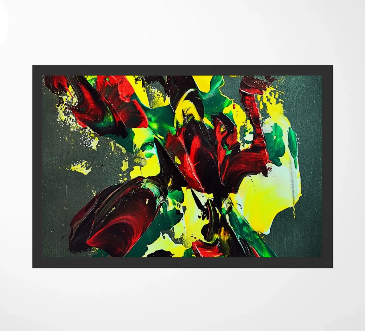 MESSAGE FROM THE HEART 7. zerbino da Thierry Vobmann Abstract painting