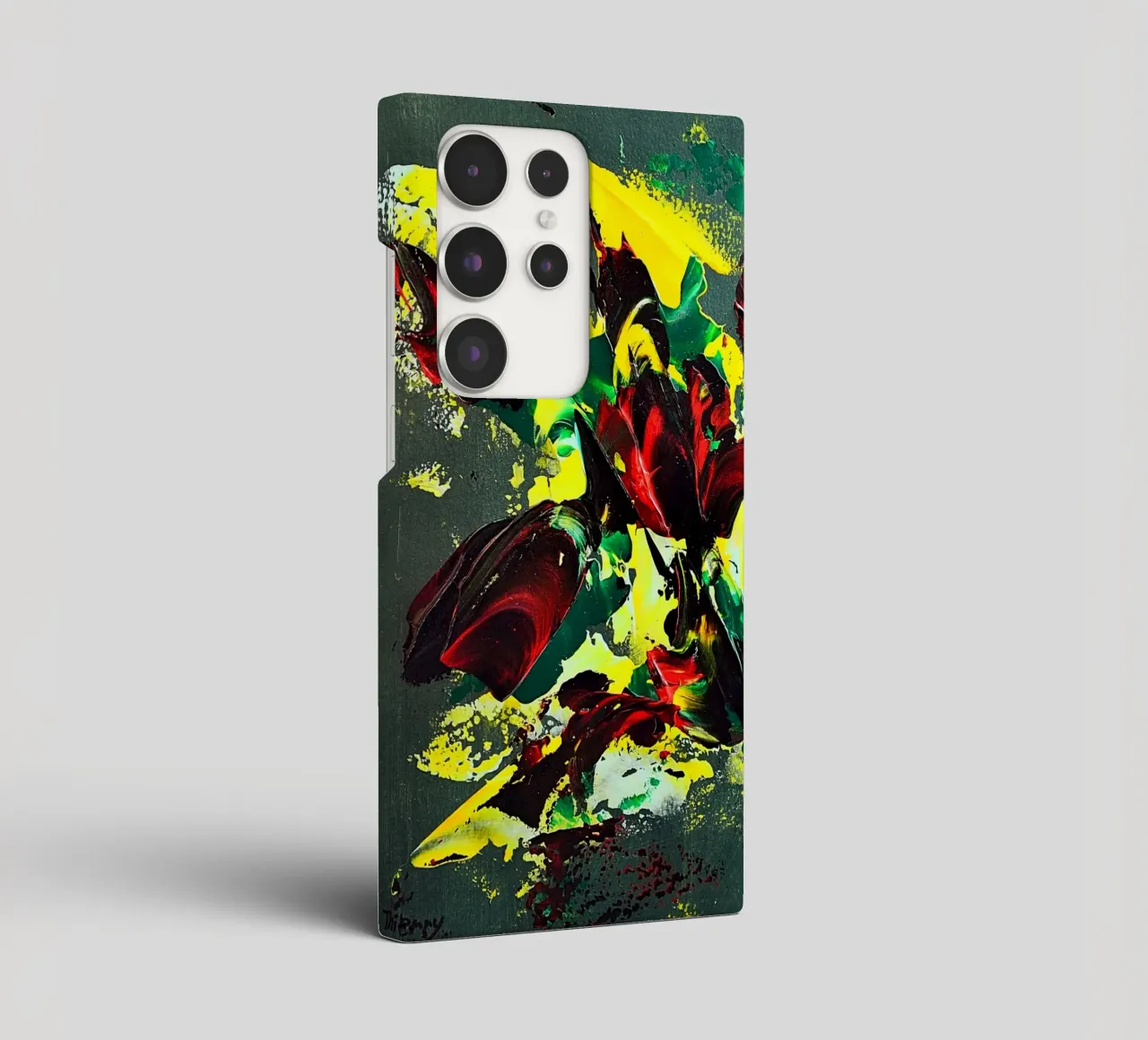 MESSAGE FROM THE HEART 7. cover samsung da Thierry Vobmann Abstract painting