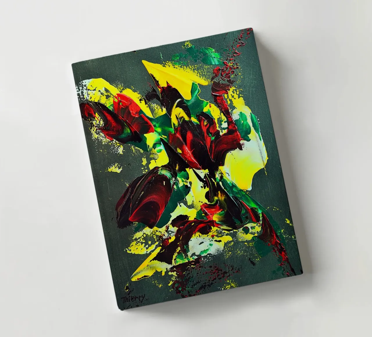 MESSAGE FROM THE HEART 7. diario da Thierry Vobmann Abstract painting