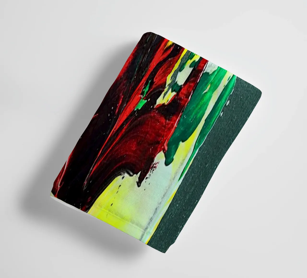 MESSAGE FROM THE HEART 7. Handtuch von Thierry Vobmann Abstract painting