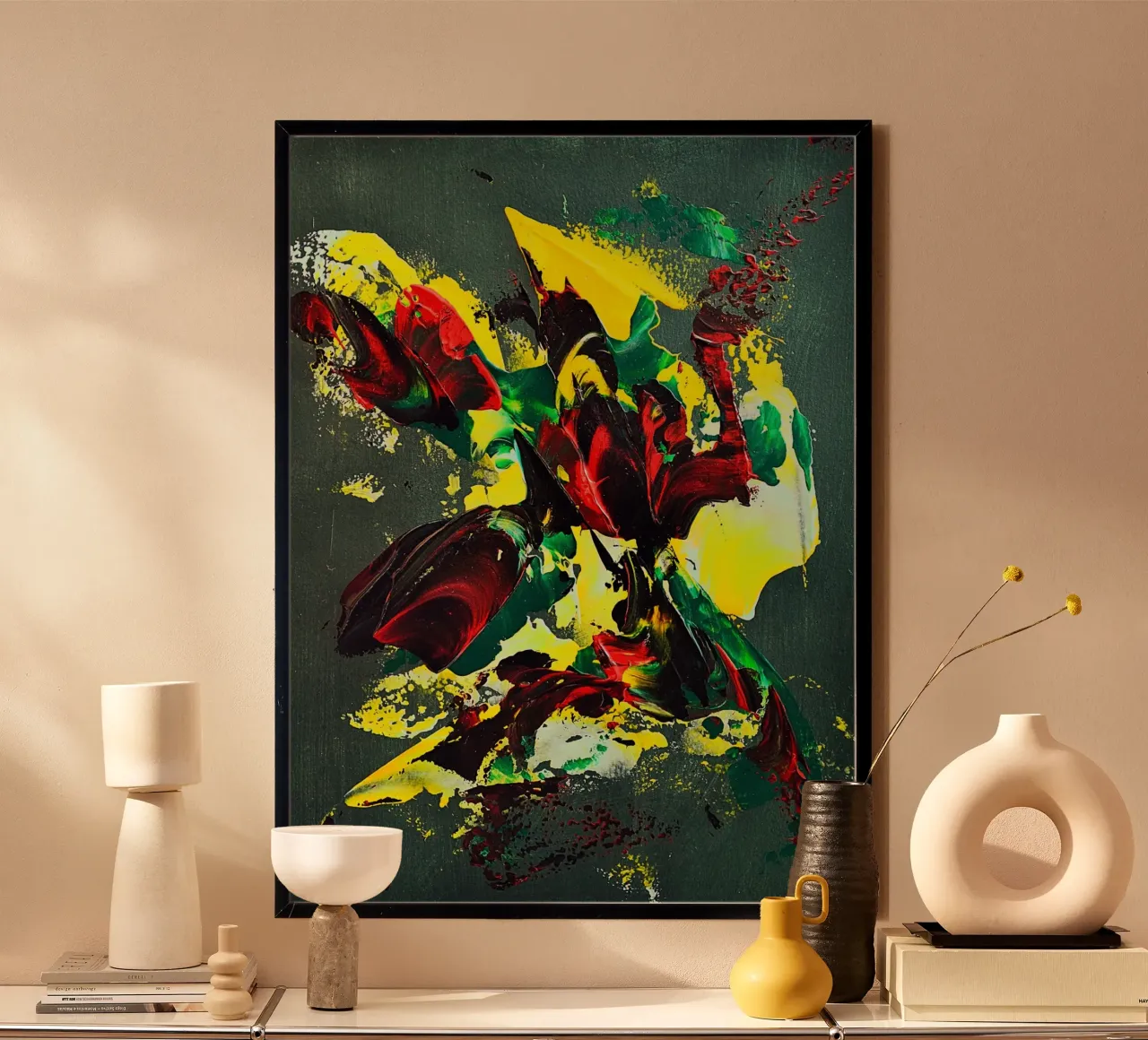 MESSAGE FROM THE HEART 7. hahnemühle de Thierry Vobmann Abstract painting